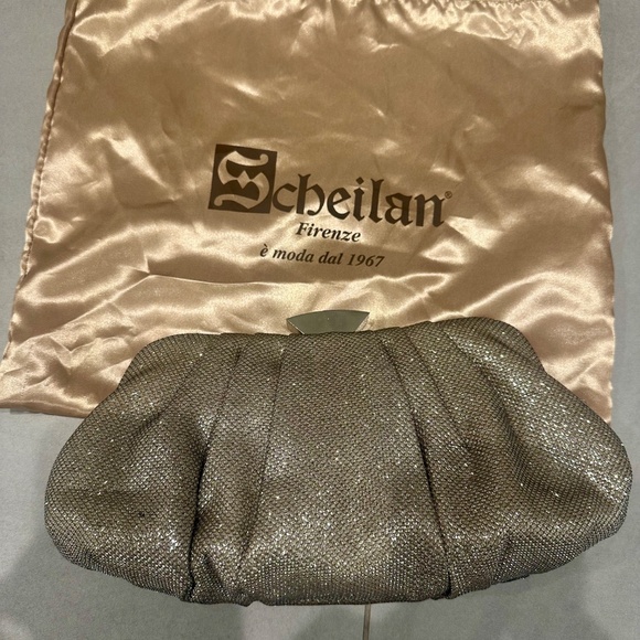 Scheilan metalic evening bag with Dust Bag - NWOT - Picture 3 of 8